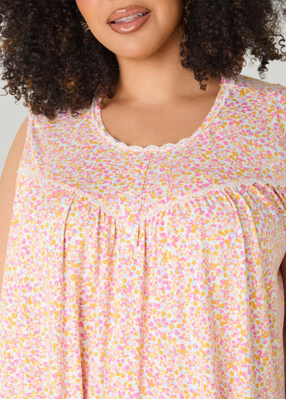 Ashley Stewart Floral Moon To Noon Nightgown Multi