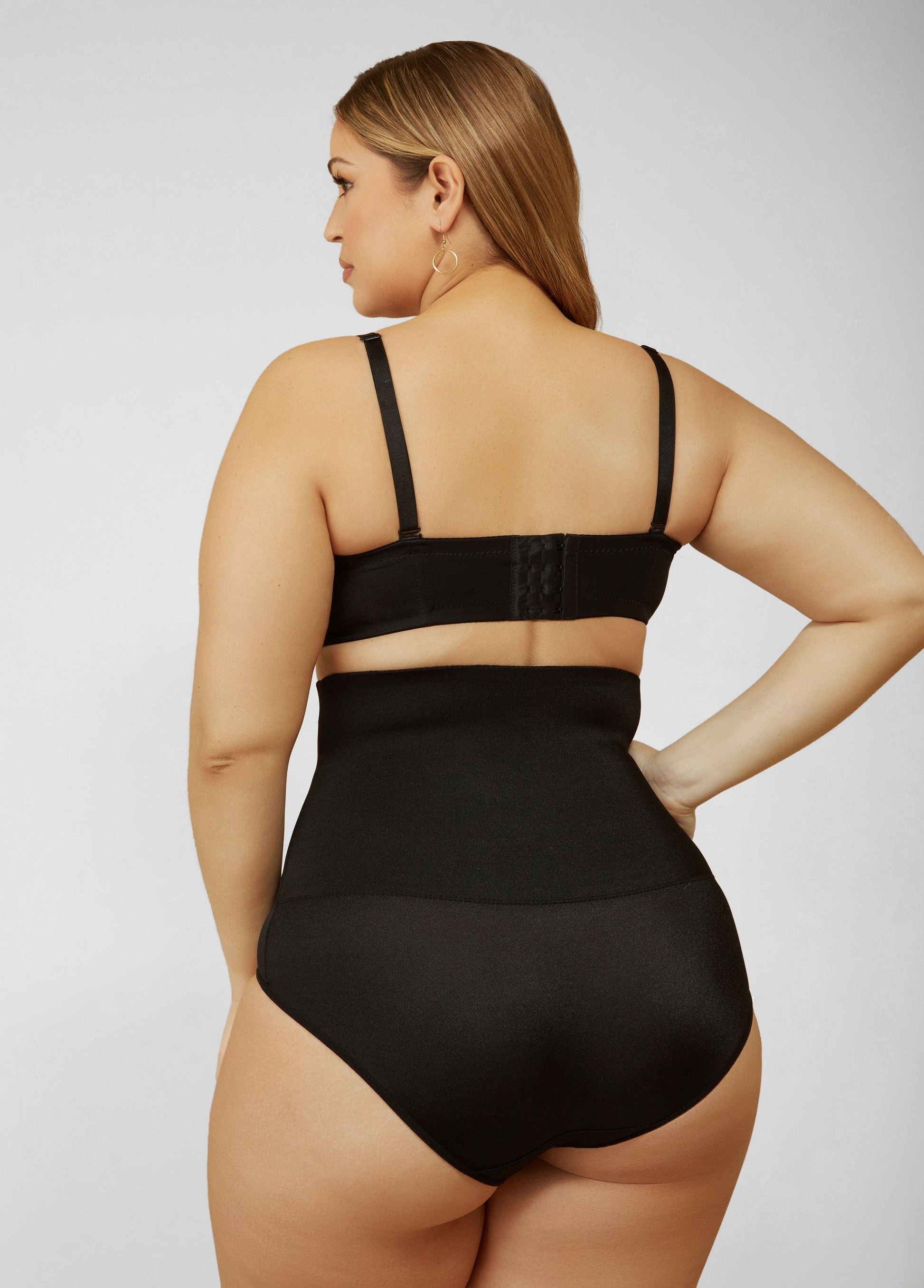 Ashley Stewart Extra Firm Shaping Briefs Black
