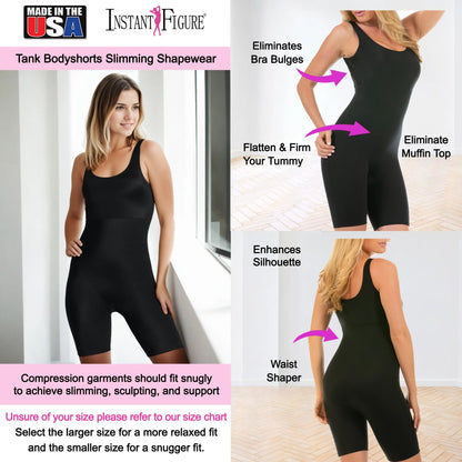 Ashley Stewart InstantFigure Shapewear Bodyshorts Black