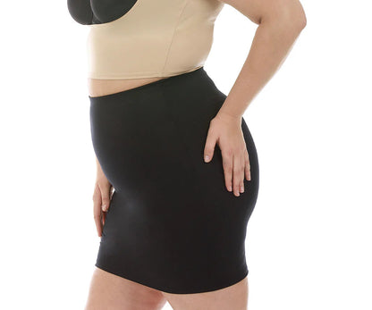 Ashley Stewart InstantFigure Shapewear Slip Skirt Black