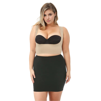Ashley Stewart InstantFigure Shapewear Slip Skirt Black