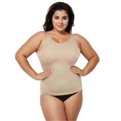 Ashley Stewart InstantFigure Compression Shapewear Tank Black