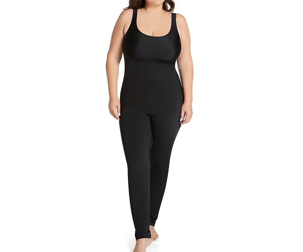 Ashley Stewart InstantFigure Shapewear Jumpsuit Black