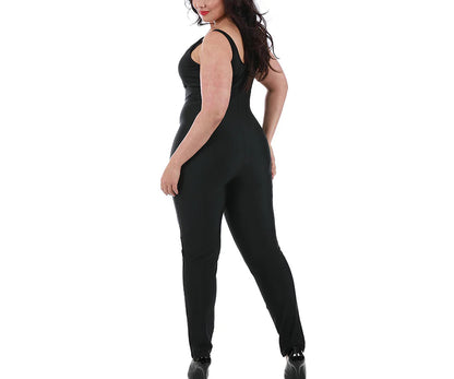 Ashley Stewart InstantFigure Shapewear Jumpsuit Black
