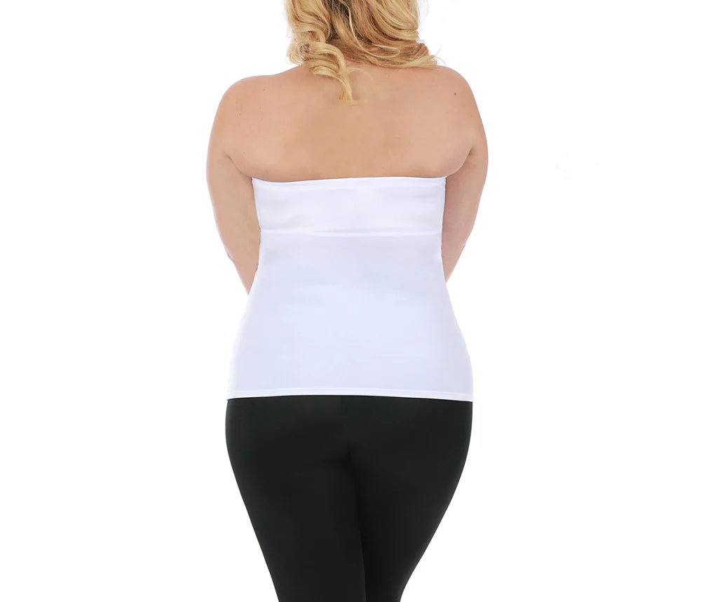 Ashley Stewart InstantFigure Strapless Bandeau Top Black