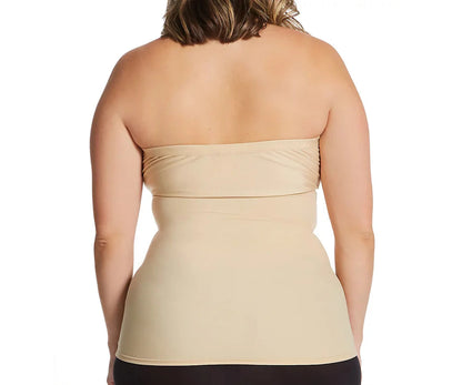Ashley Stewart InstantFigure Strapless Bandeau Top Black