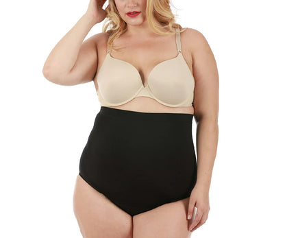 Ashley Stewart InstantFigure High Waist Shapewear Panty Black