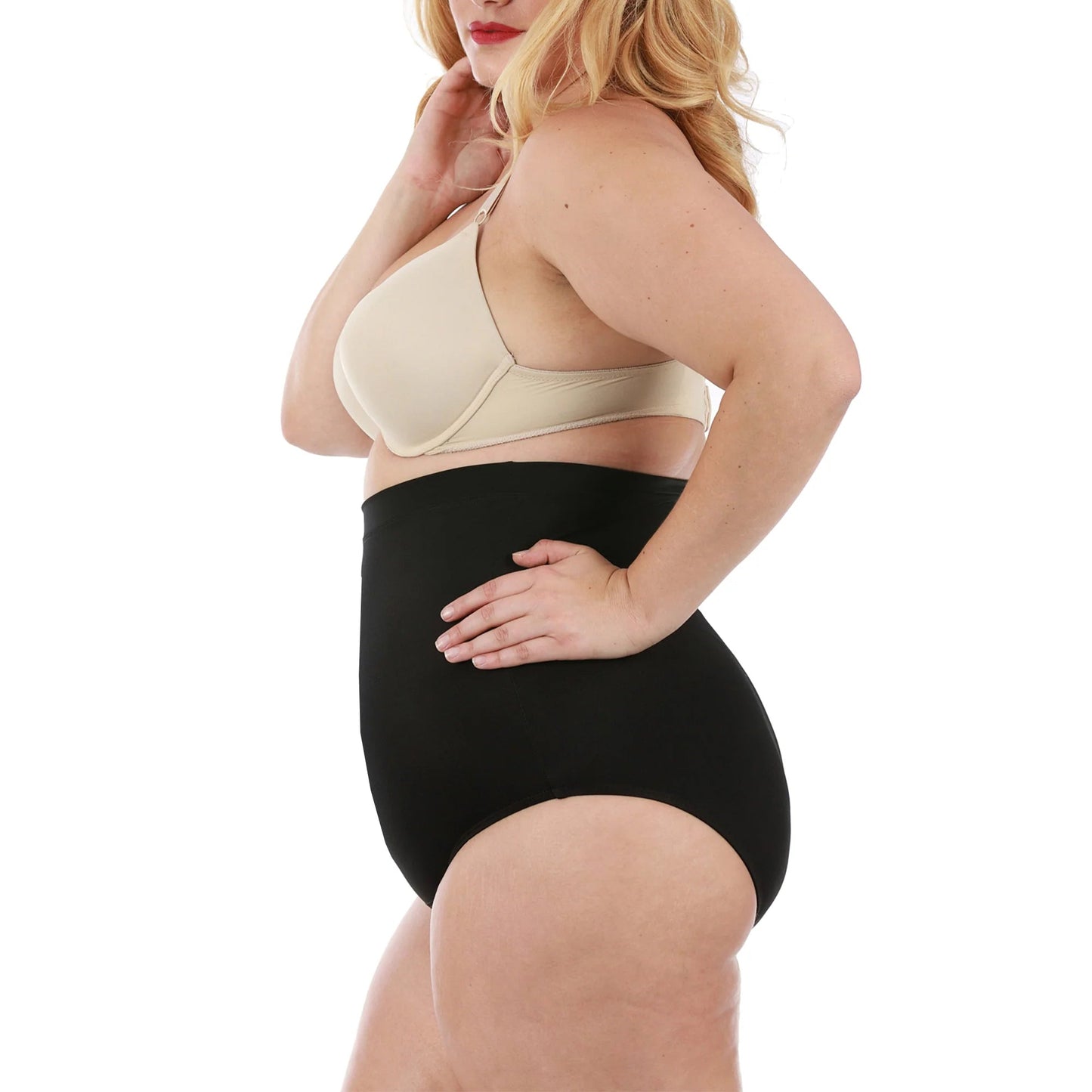 Ashley Stewart InstantFigure High Waist Shapewear Panty Black