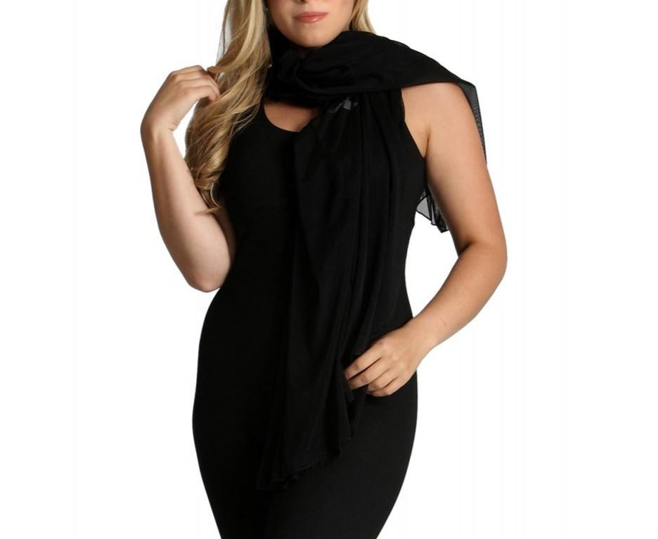 Ashley Stewart InstantFigure Short Mesh Coverup Black