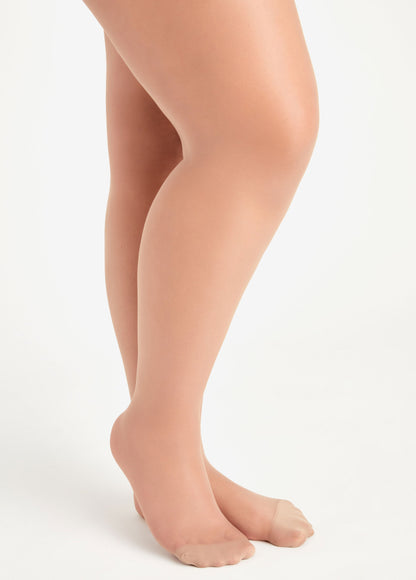 Ashley Stewart Plus Size Pantyhose - Berkshire Queen Silky Control Top Pantyhose Black