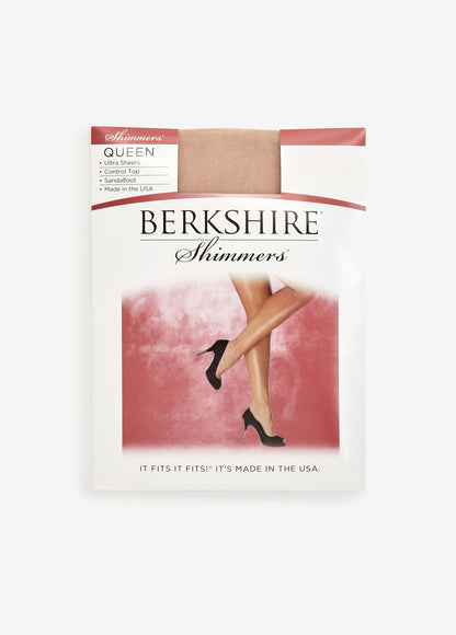 Ashley Stewart Plus Size Berkshire Control Top Pantyhose Fantasy Black