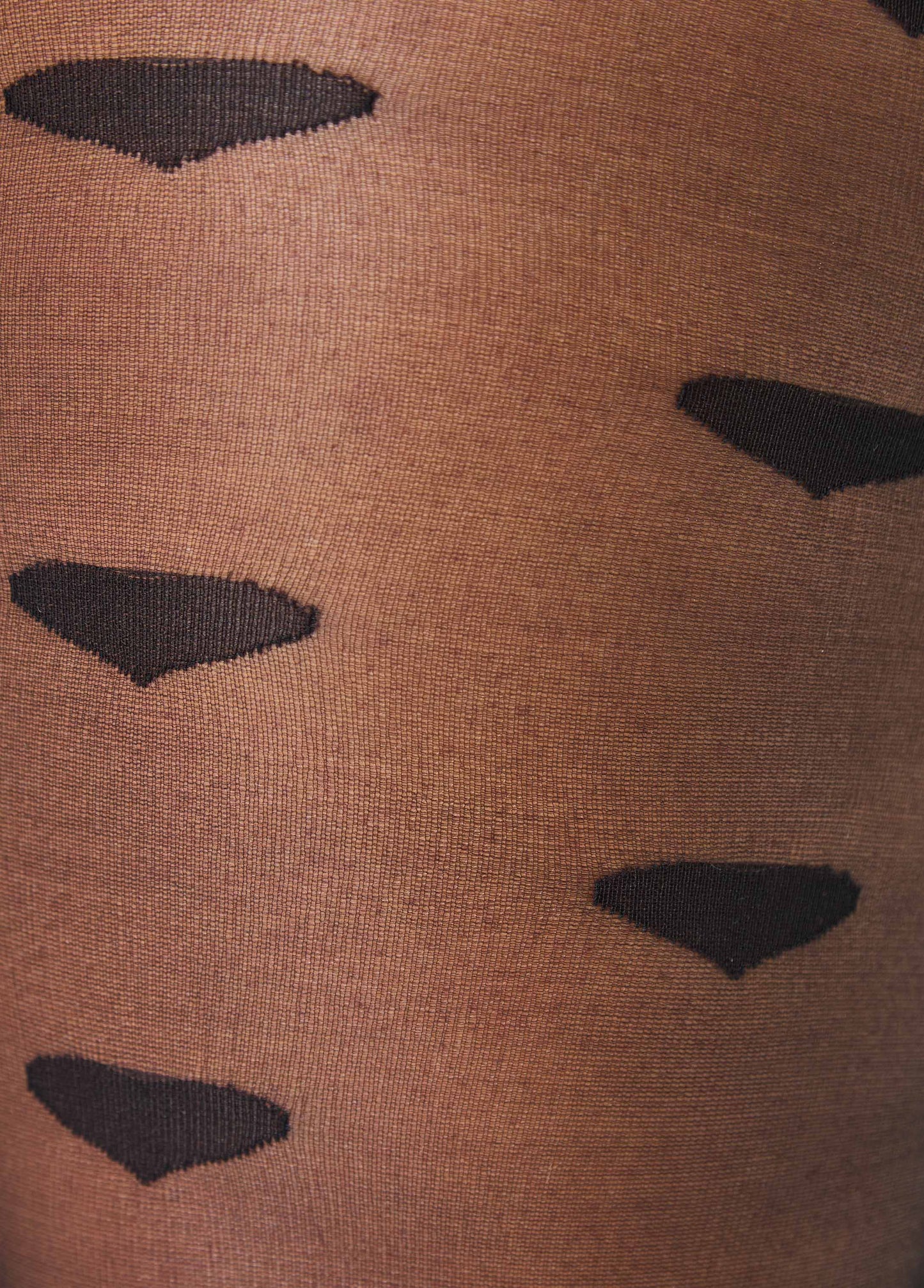 Ashley Stewart Hearts Footed Tights Black