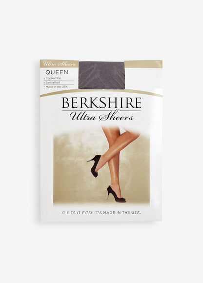 Ashley Stewart Plus Size Berkshire Ultra Sheer Control Top All Day Comfort Pantyhose Ivory