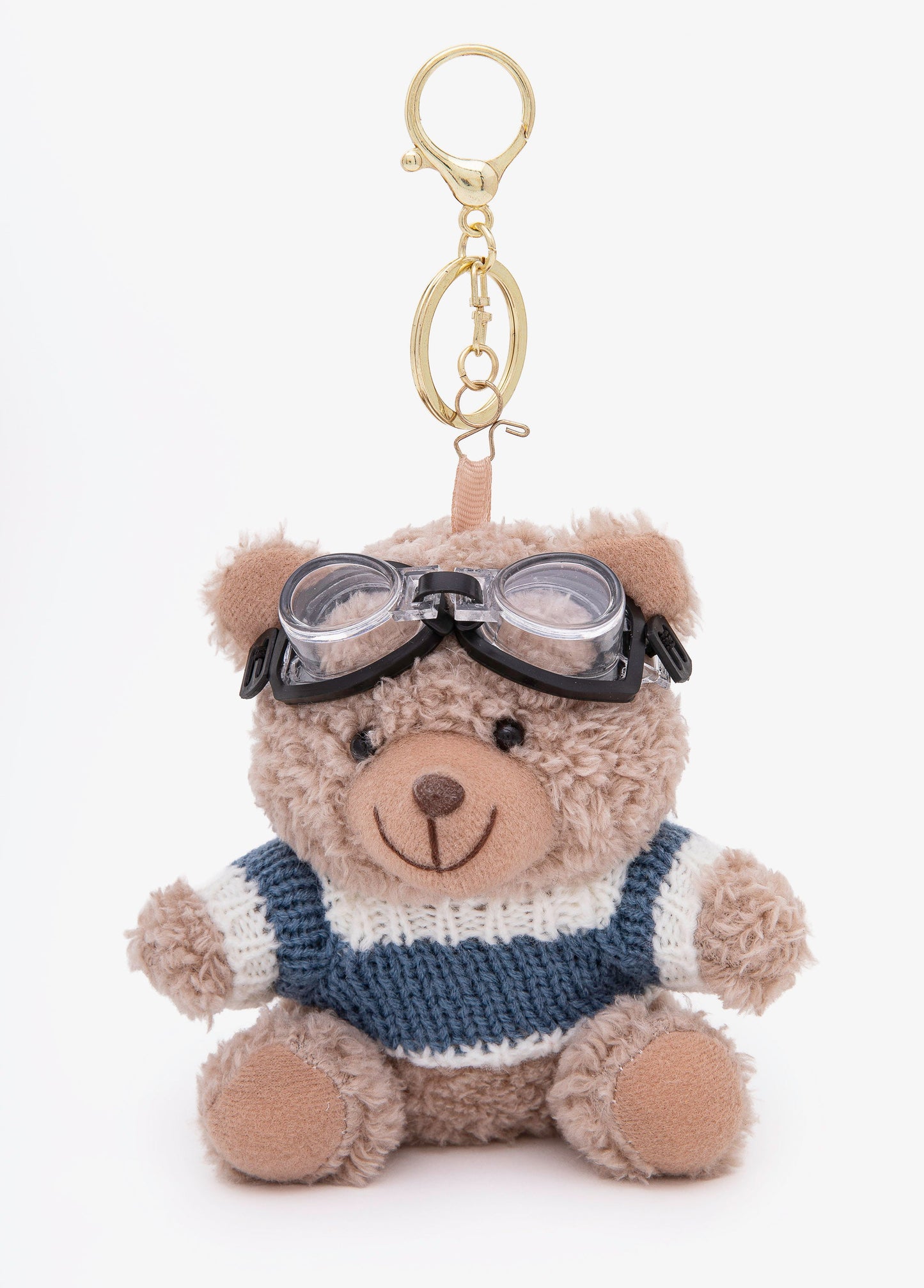 Ashley Stewart Plush Teddy Bag Charm Brown