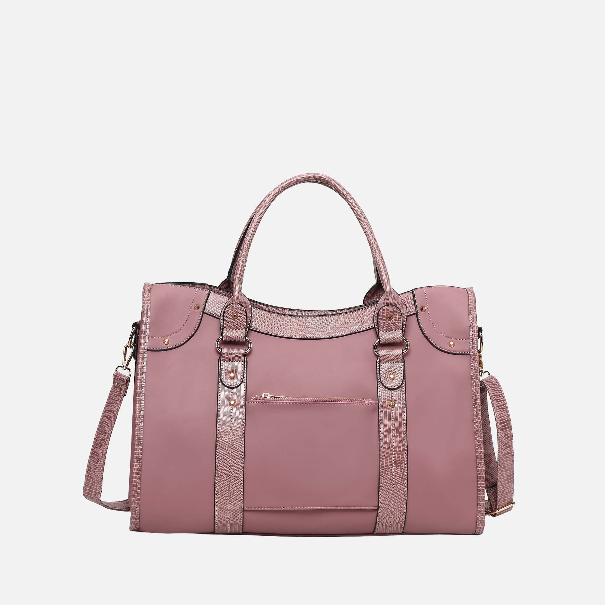 Ashley Stewart Patricia Weekender Bag Mauve