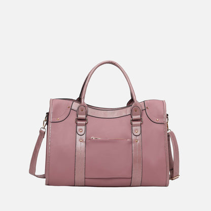 Ashley Stewart Patricia Weekender Bag Mauve