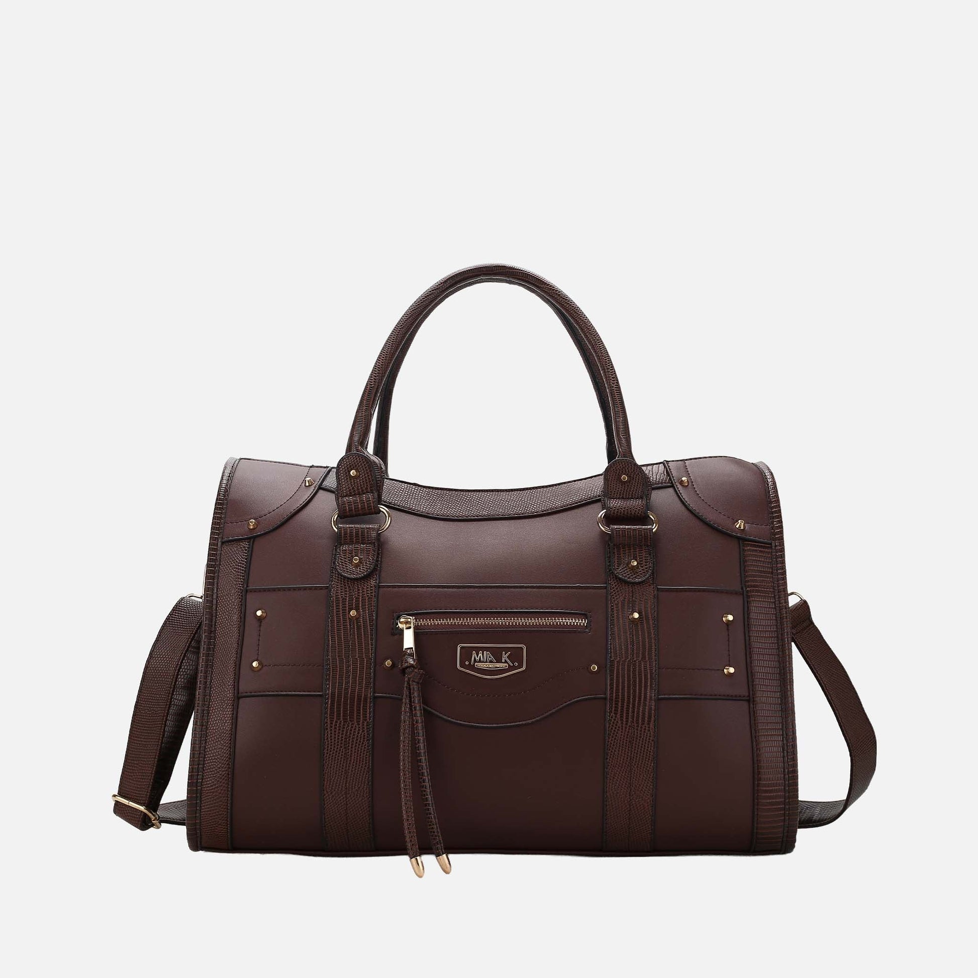 Ashley Stewart Patricia Weekender Bag Mauve
