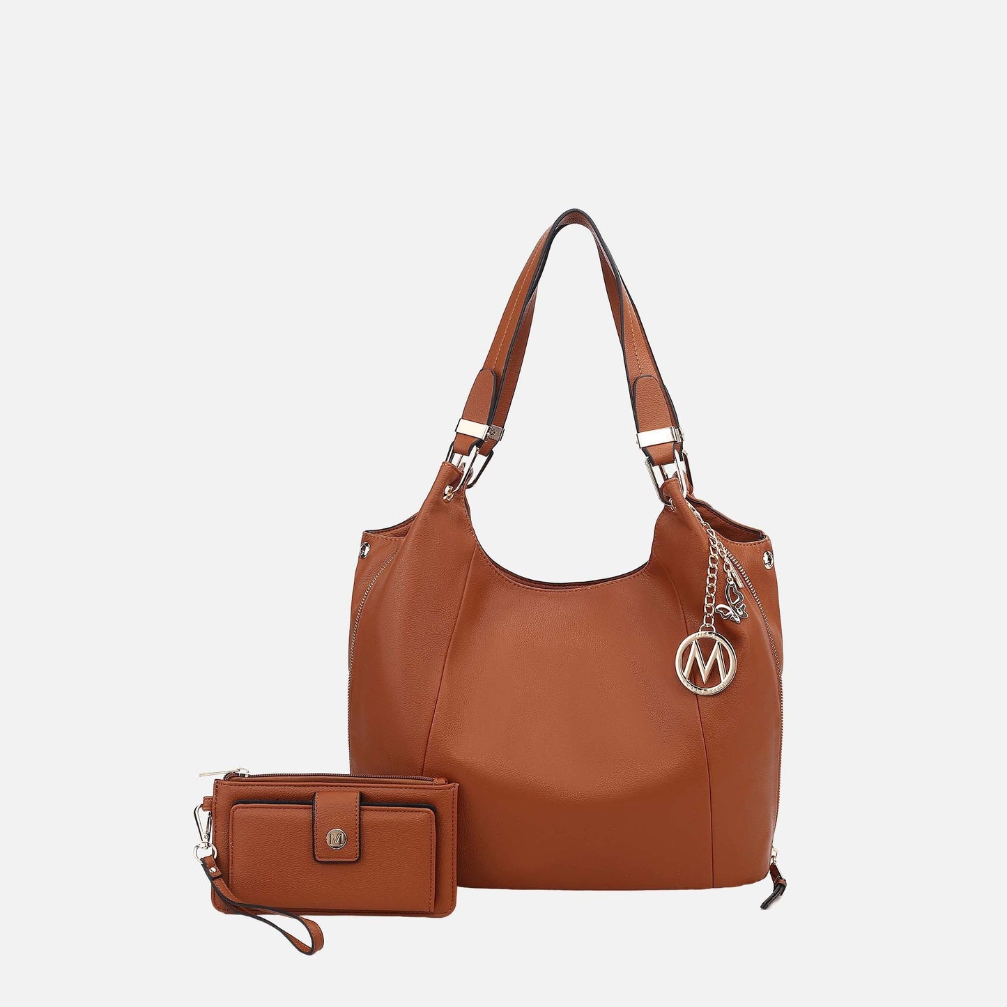 Ashley Stewart Calina Shoulder Bag Beige