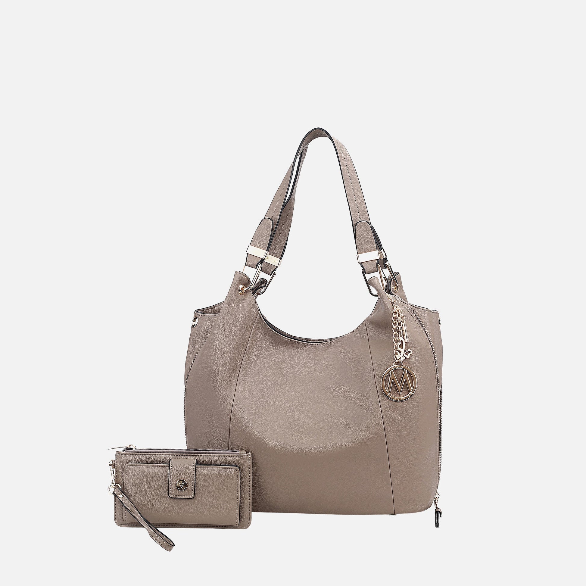 Ashley Stewart Calina Shoulder Bag Beige