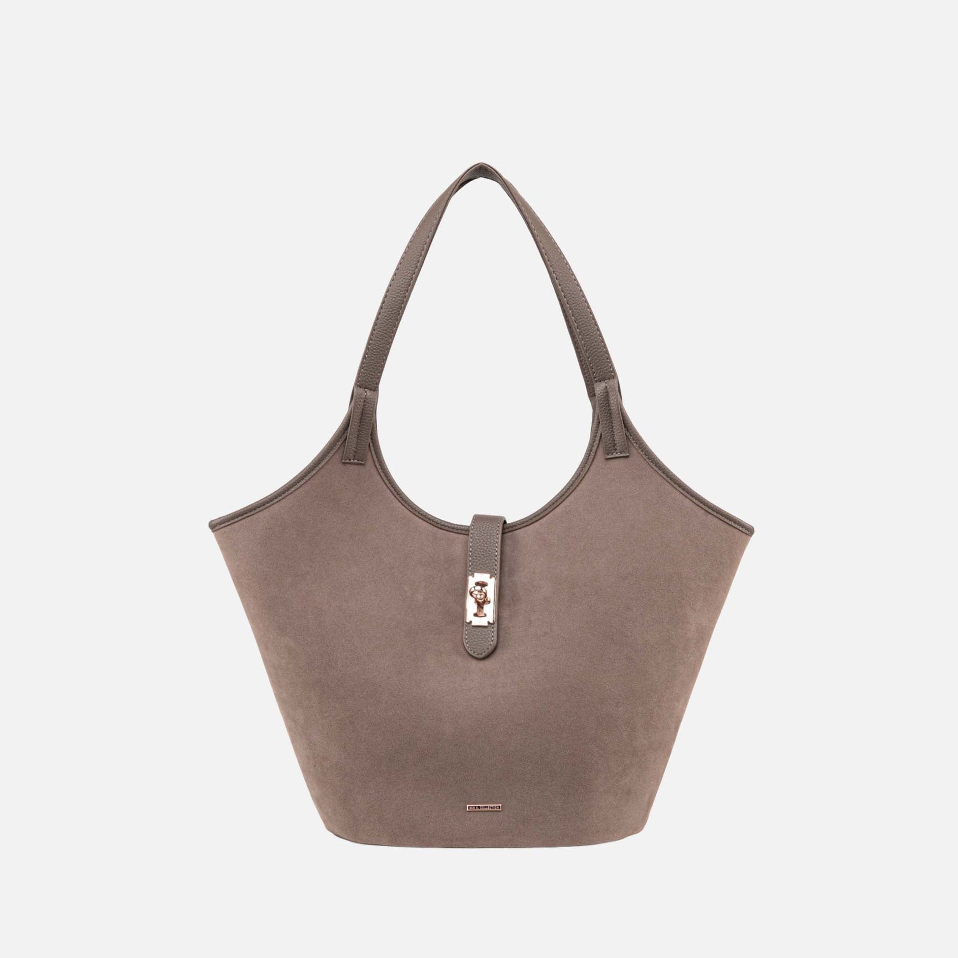 Ashley Stewart Joyce Tote Brown