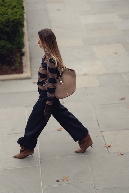 Ashley Stewart Joyce Tote Brown