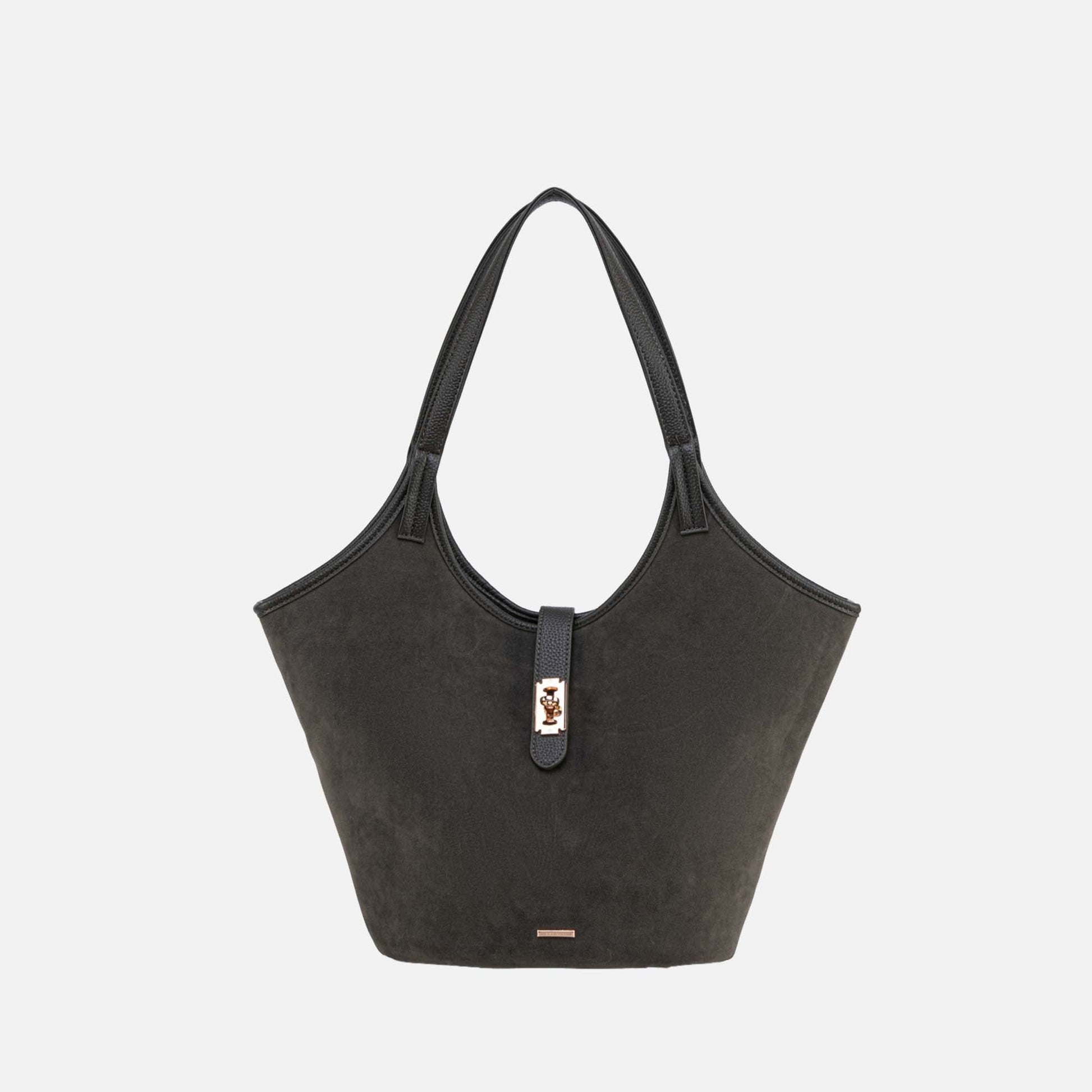 Ashley Stewart Joyce Tote Brown