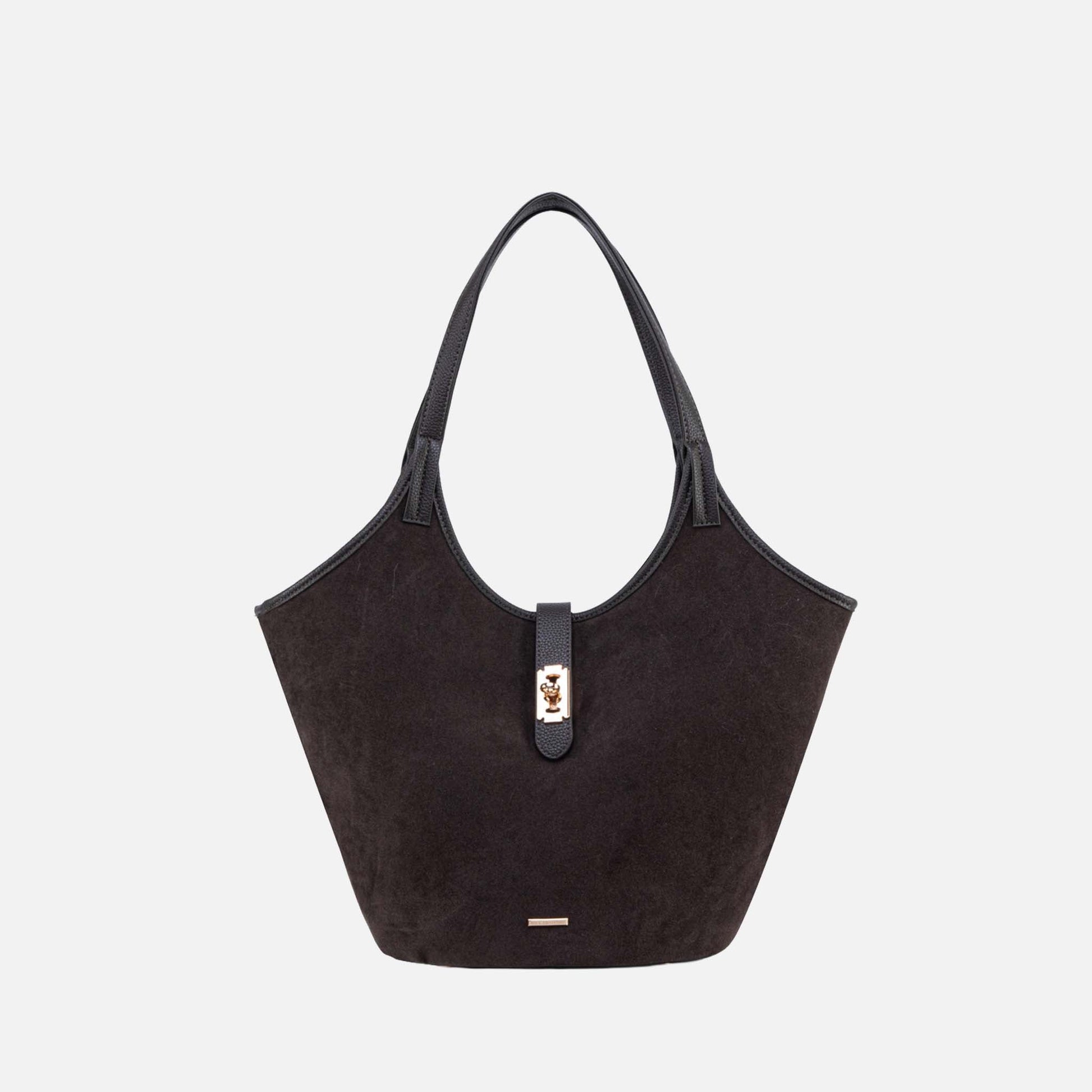 Ashley Stewart Joyce Tote Brown