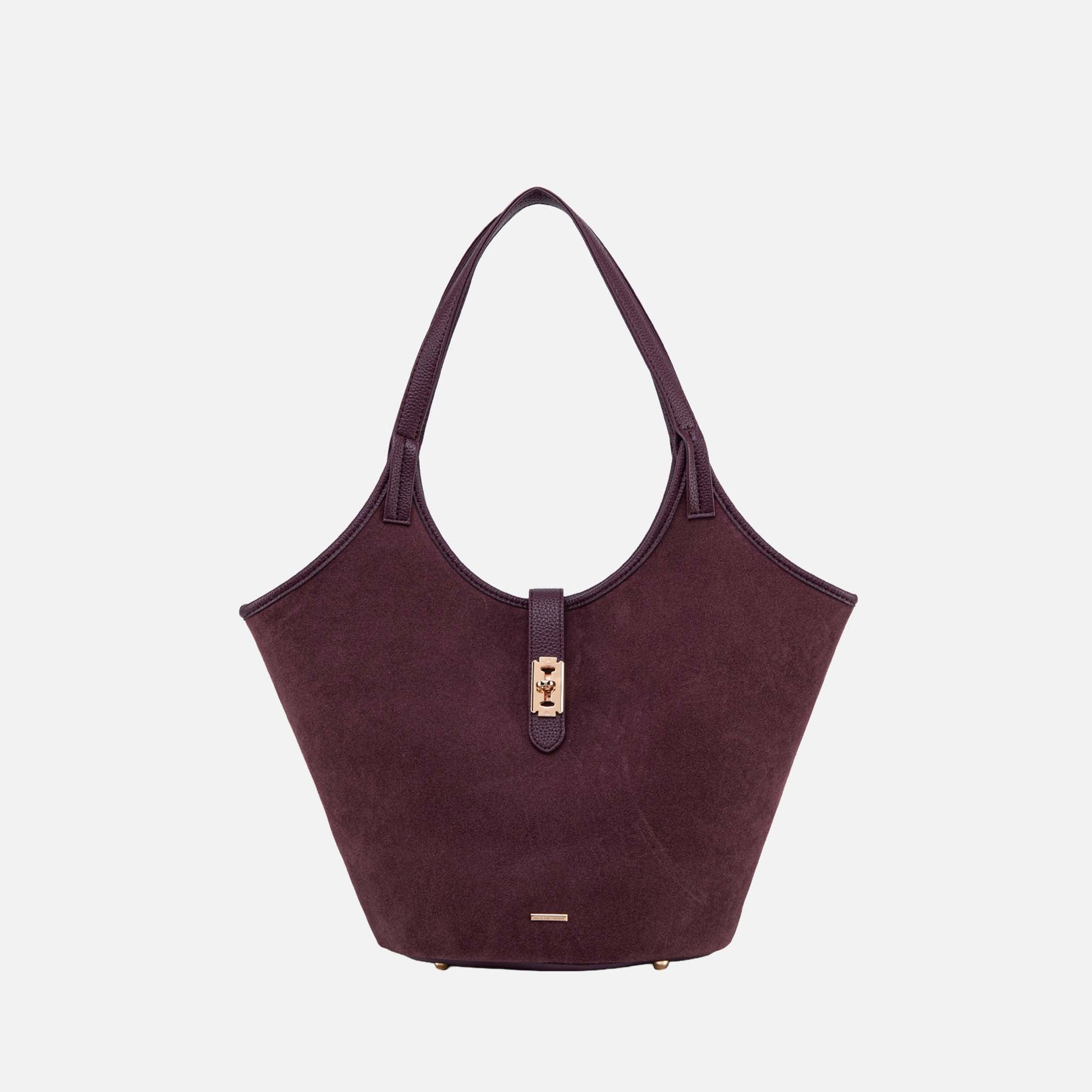 Ashley Stewart Joyce Tote Brown