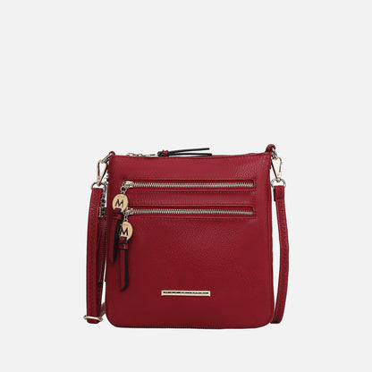 Ashley Stewart Angelina Expandable Crossbody Bag Beige