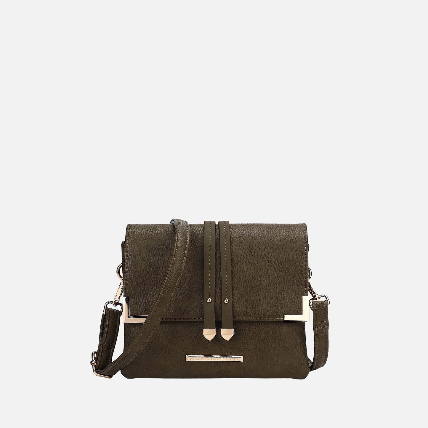 Ashley Stewart Valeska Crossbody Bag Black