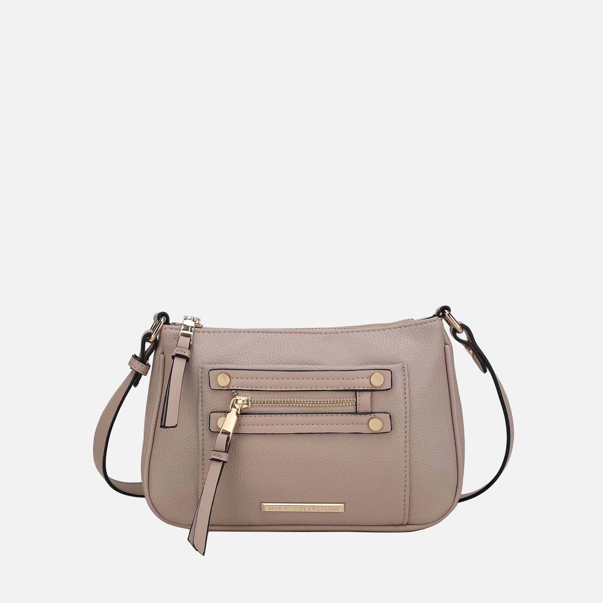 Ashley Stewart Essie Crossbody Bag Taupe