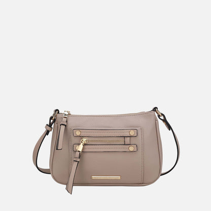 Ashley Stewart Essie Crossbody Bag Taupe