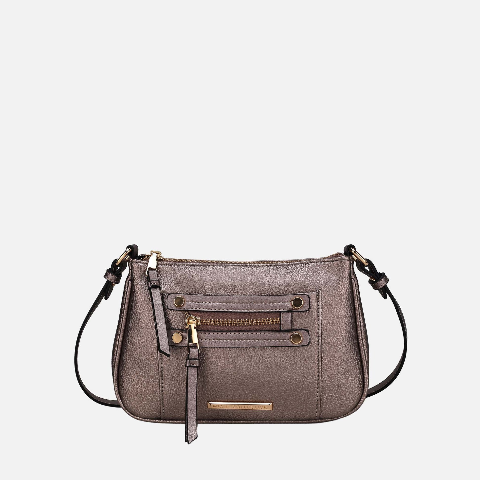Ashley Stewart Essie Crossbody Bag Taupe
