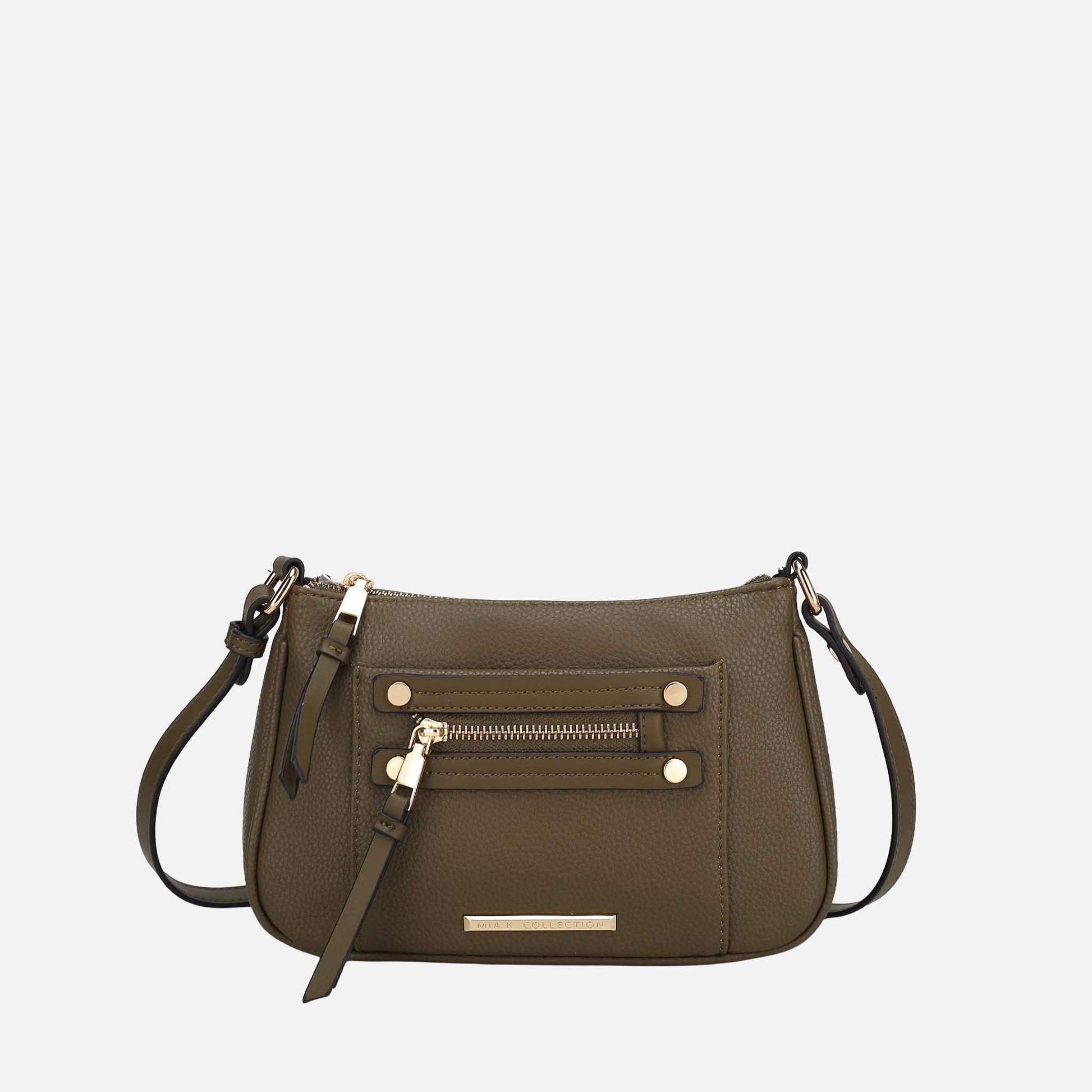 Ashley Stewart Essie Crossbody Bag Taupe