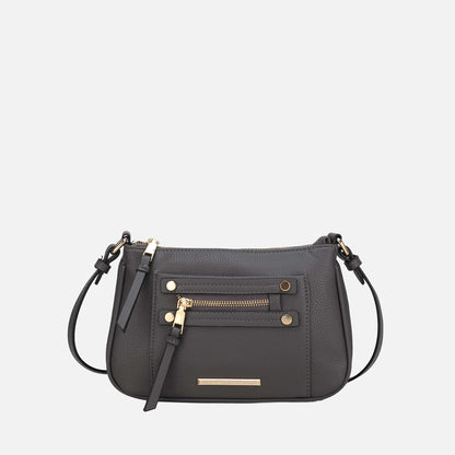 Ashley Stewart Essie Crossbody Bag Taupe