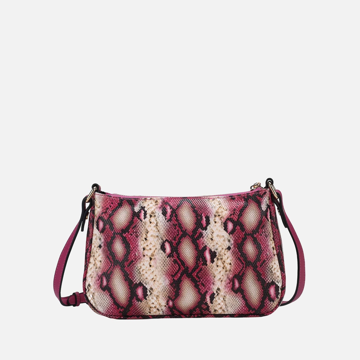 Ashley Stewart Essie Snake Effect Crossbody Bag Snake Beige