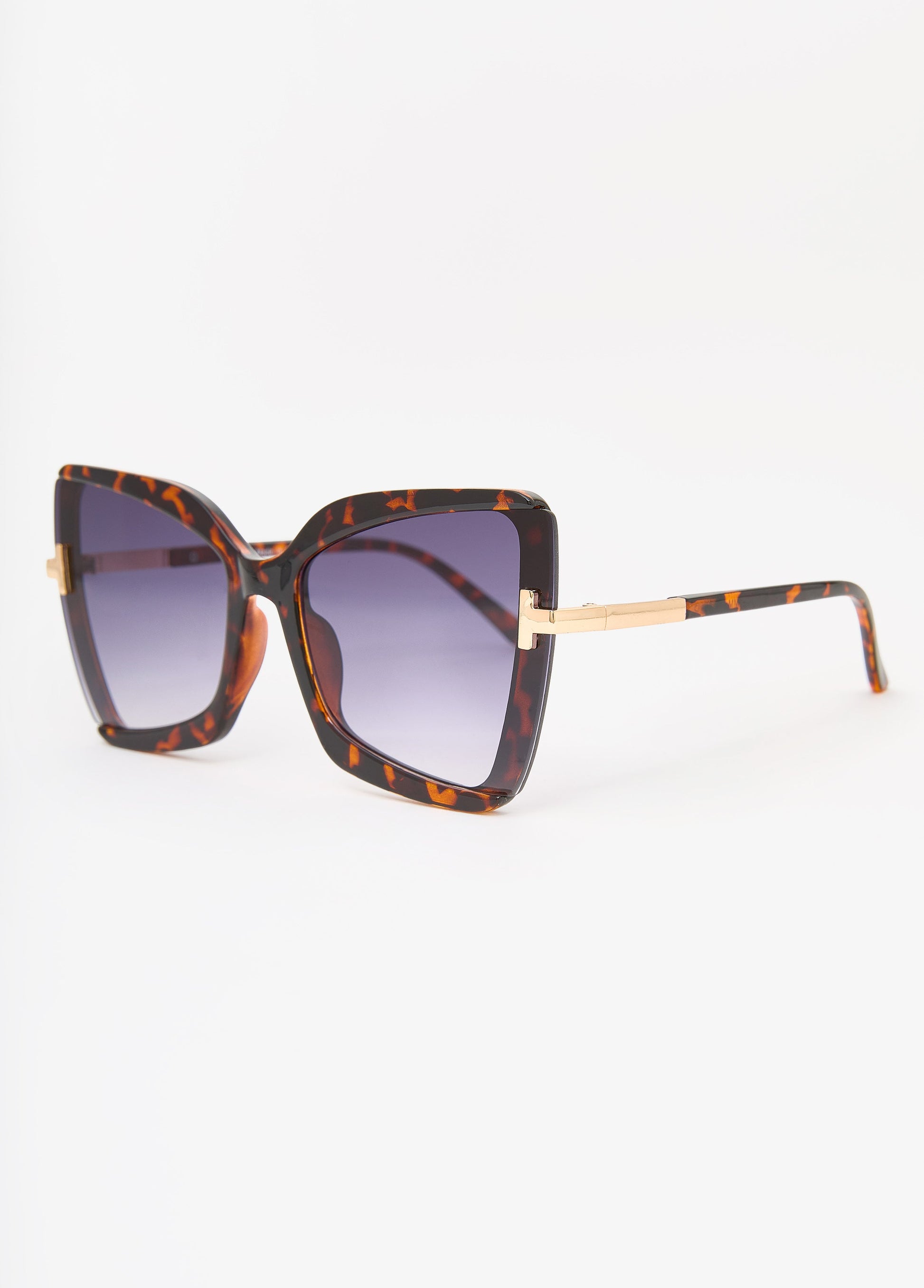 Ashley Stewart Tortoiseshell Square Sunglasses TORT