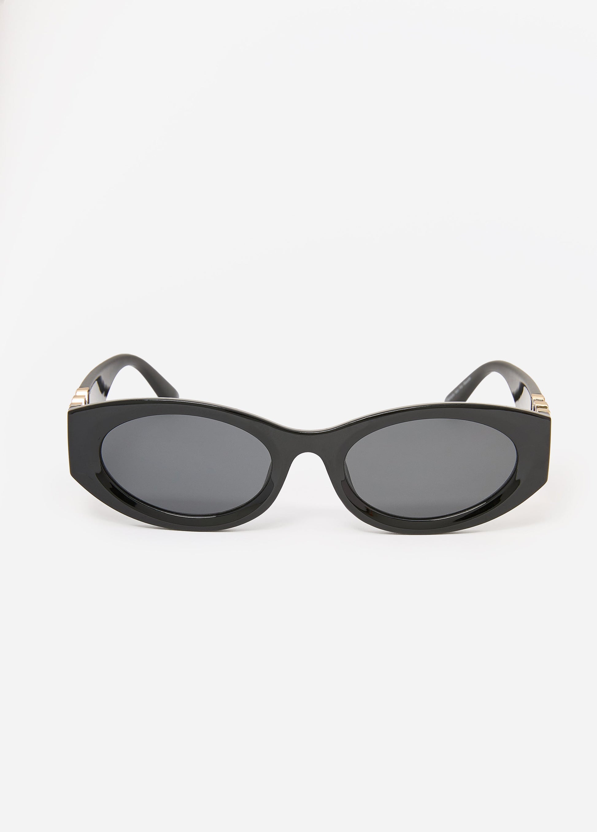Ashley Stewart Embellished Cat Eye Sunglasses Black