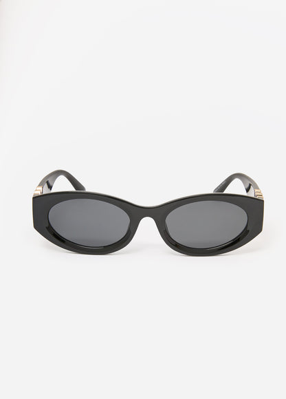 Ashley Stewart Embellished Cat Eye Sunglasses Black