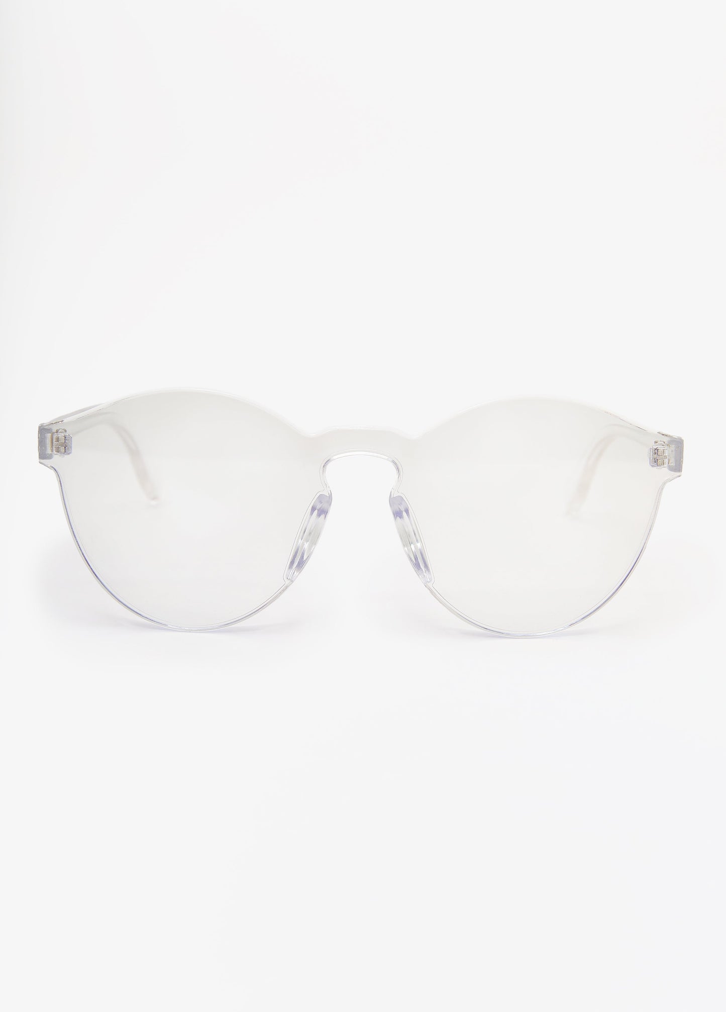 Ashley Stewart Clear Rimless Glasses Clear