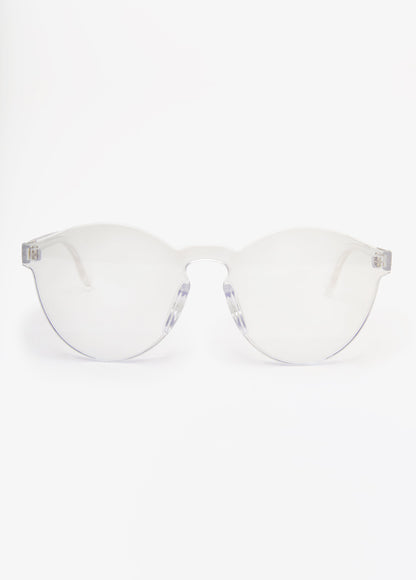 Ashley Stewart Clear Rimless Glasses Clear