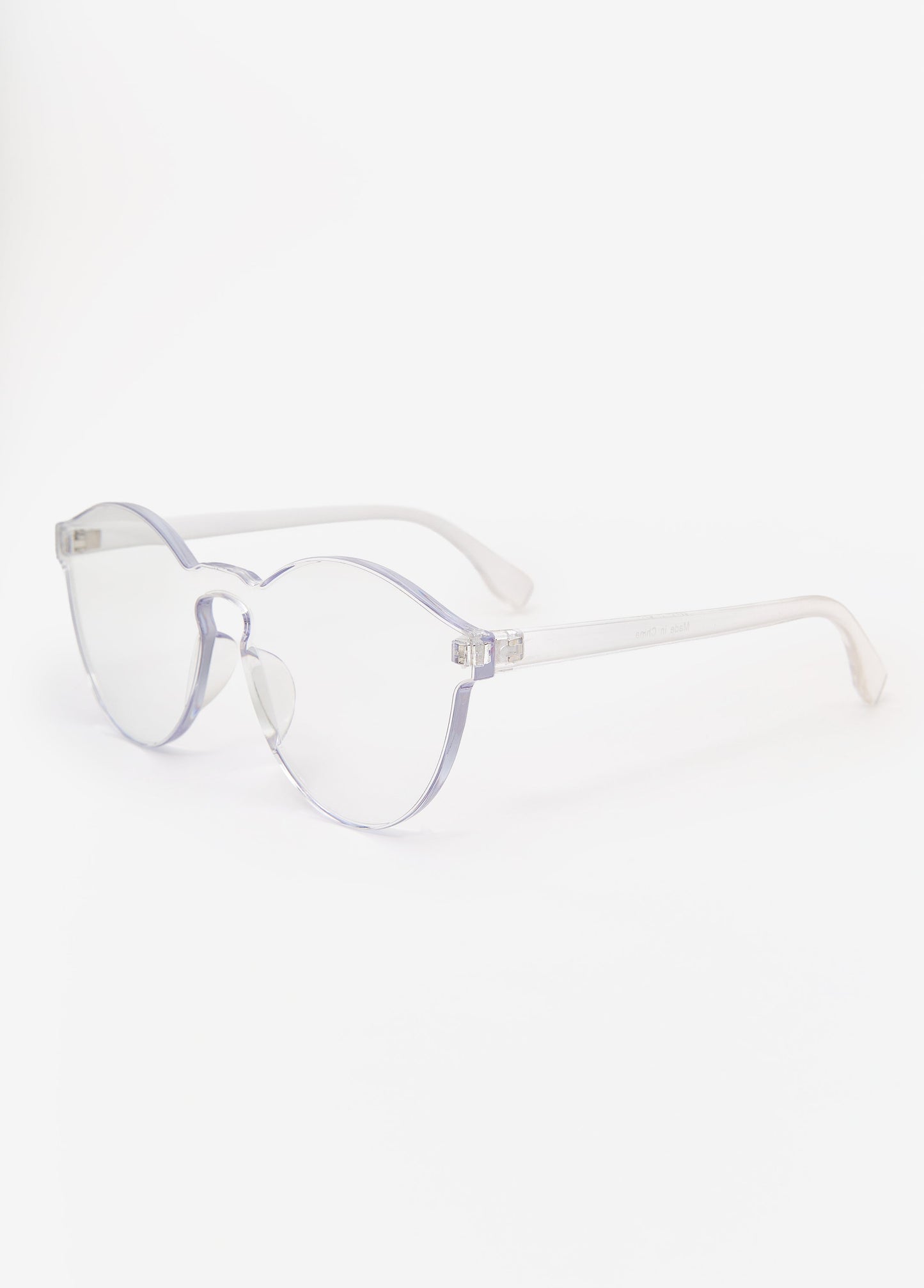 Ashley Stewart Clear Rimless Glasses Clear