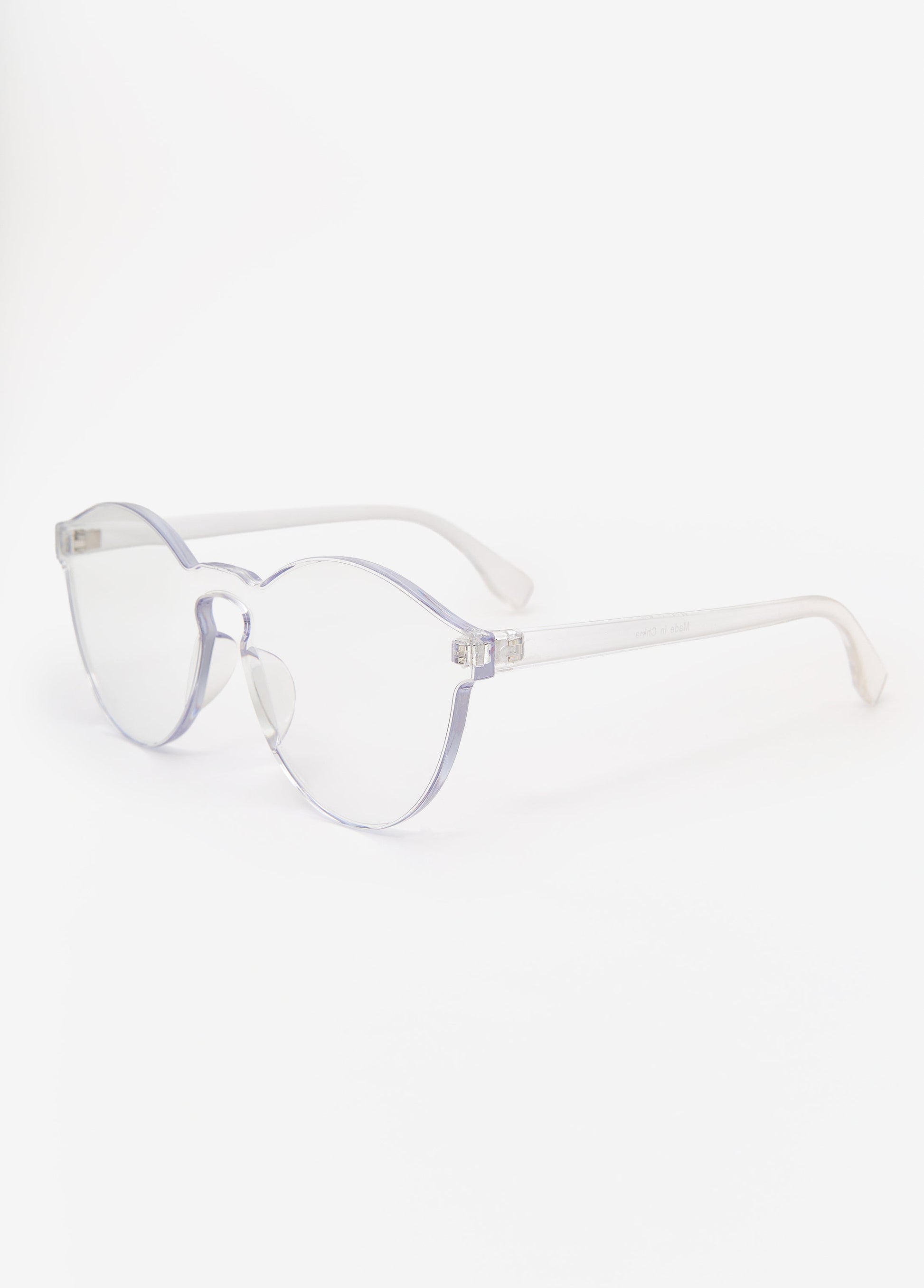 Ashley Stewart Clear Rimless Glasses Clear