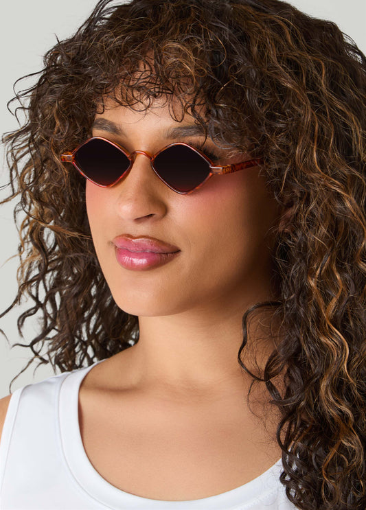 Ashley Stewart Tortoiseshell Diamond Sunglasses TORT
