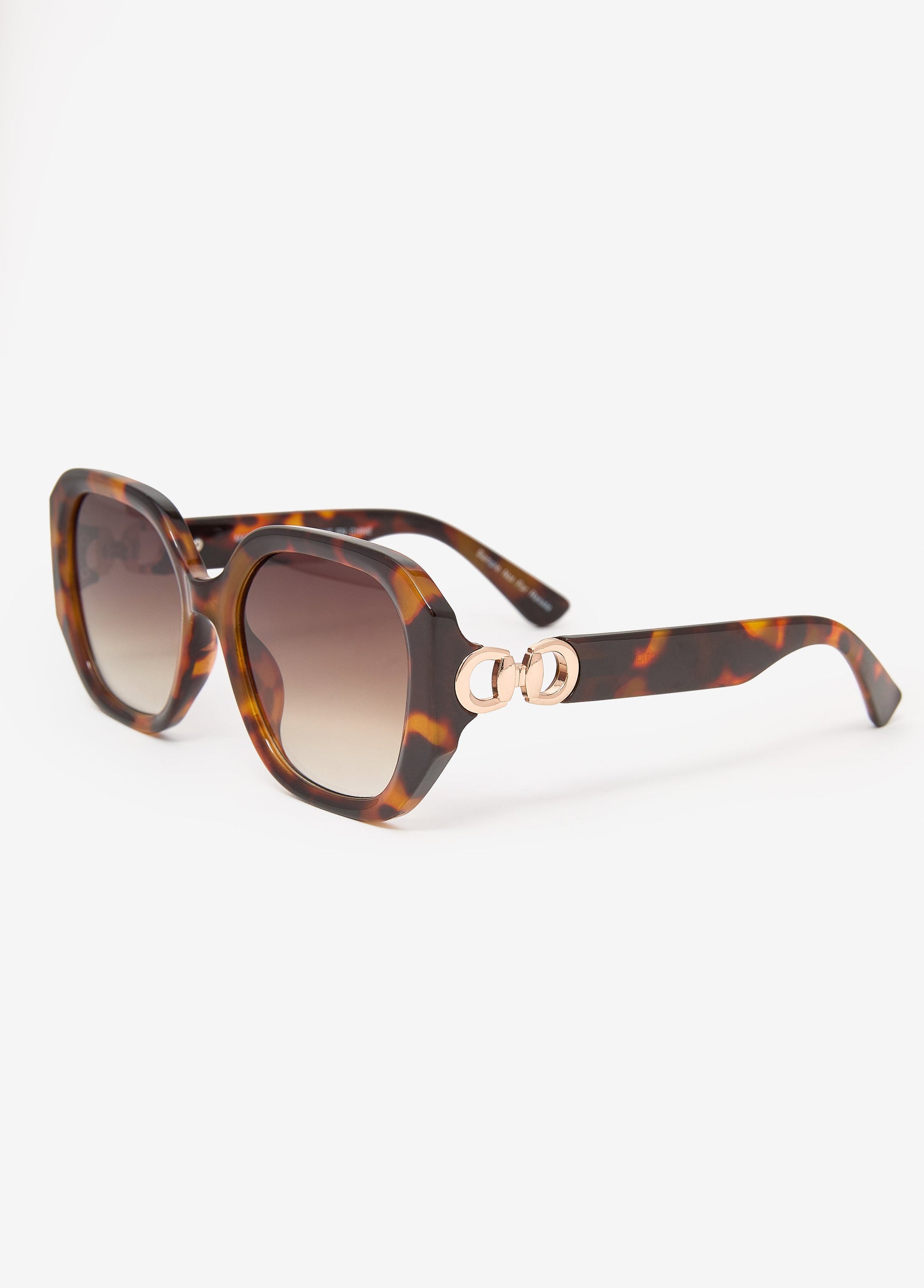 Ashley Stewart Square Tortoiseshell Sunglasses TORT