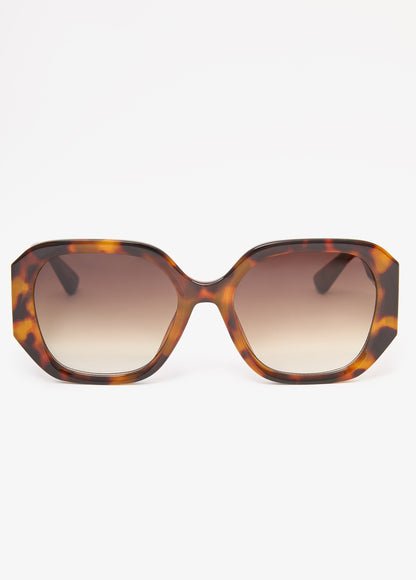 Ashley Stewart Square Tortoiseshell Sunglasses TORT