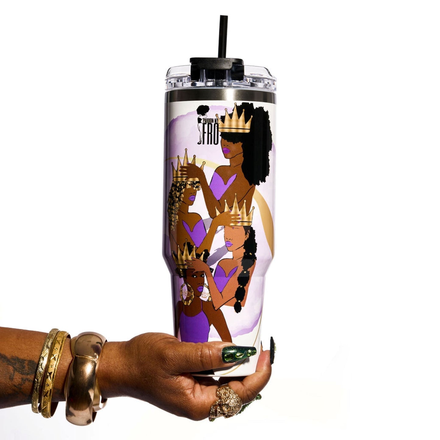 Ashley Stewart Pass The Crown Tumbler