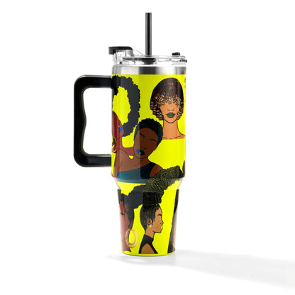 Ashley Stewart Mane Mafia Tumbler Citron Lime