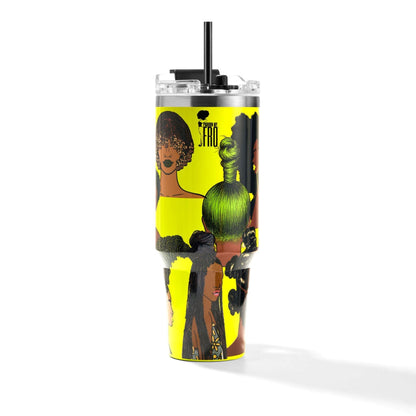 Ashley Stewart Mane Mafia Tumbler Citron Lime