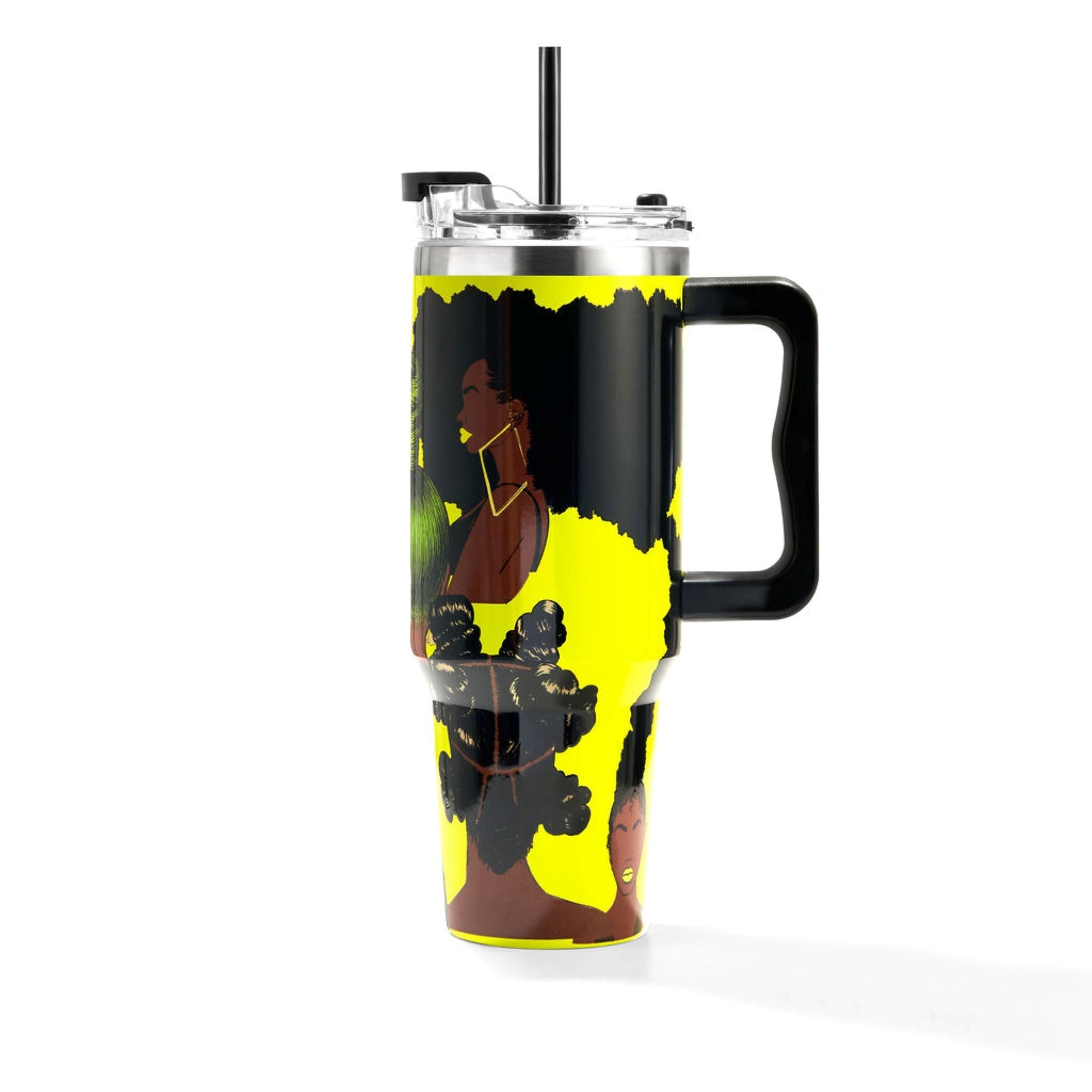 Ashley Stewart Mane Mafia Tumbler Citron Lime